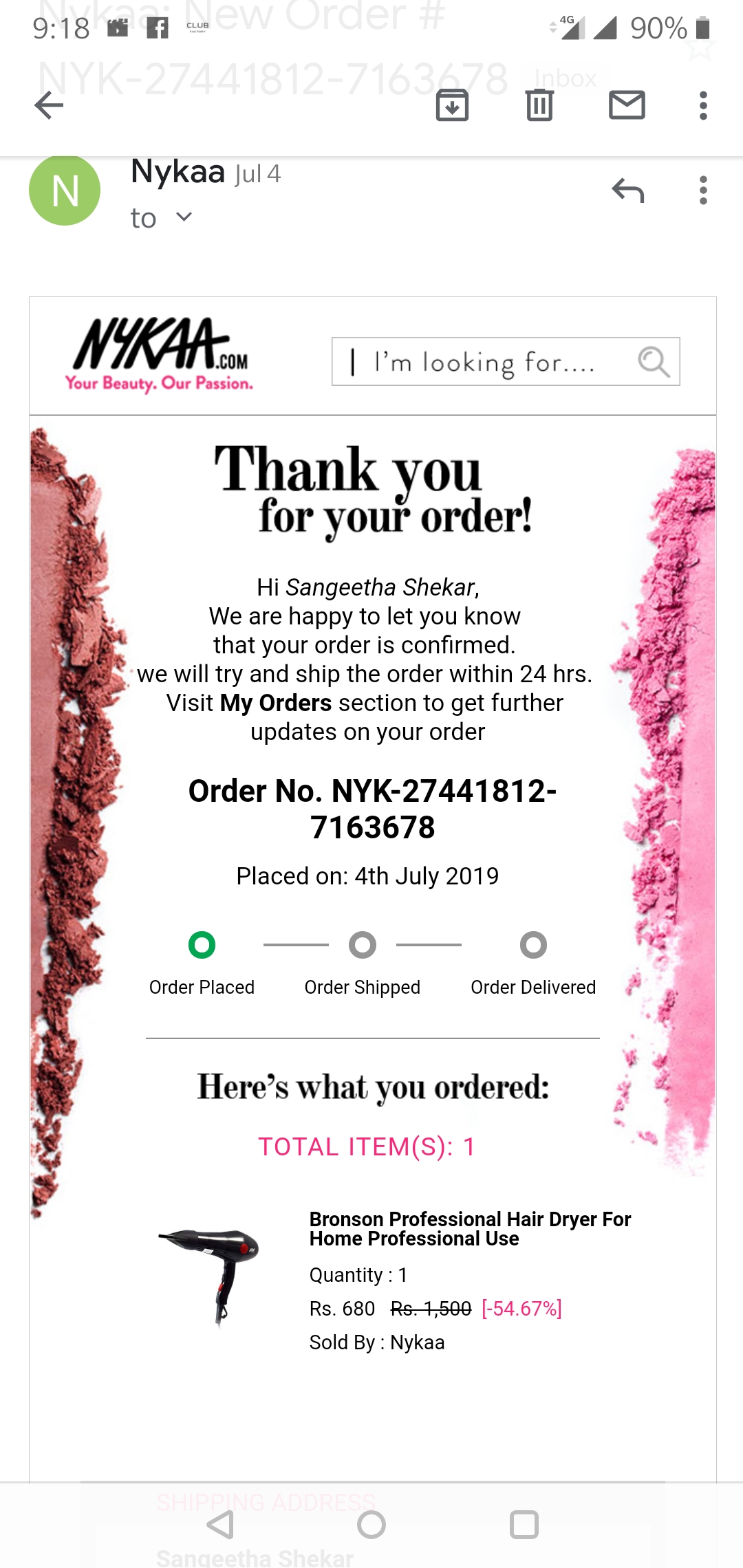 Nykaa Reviews 87 Reviews of Sitejabber