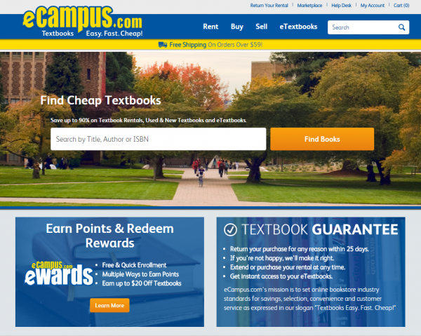 ECampus.com Reviews - 37 Reviews Of Ecampus.com | Sitejabber