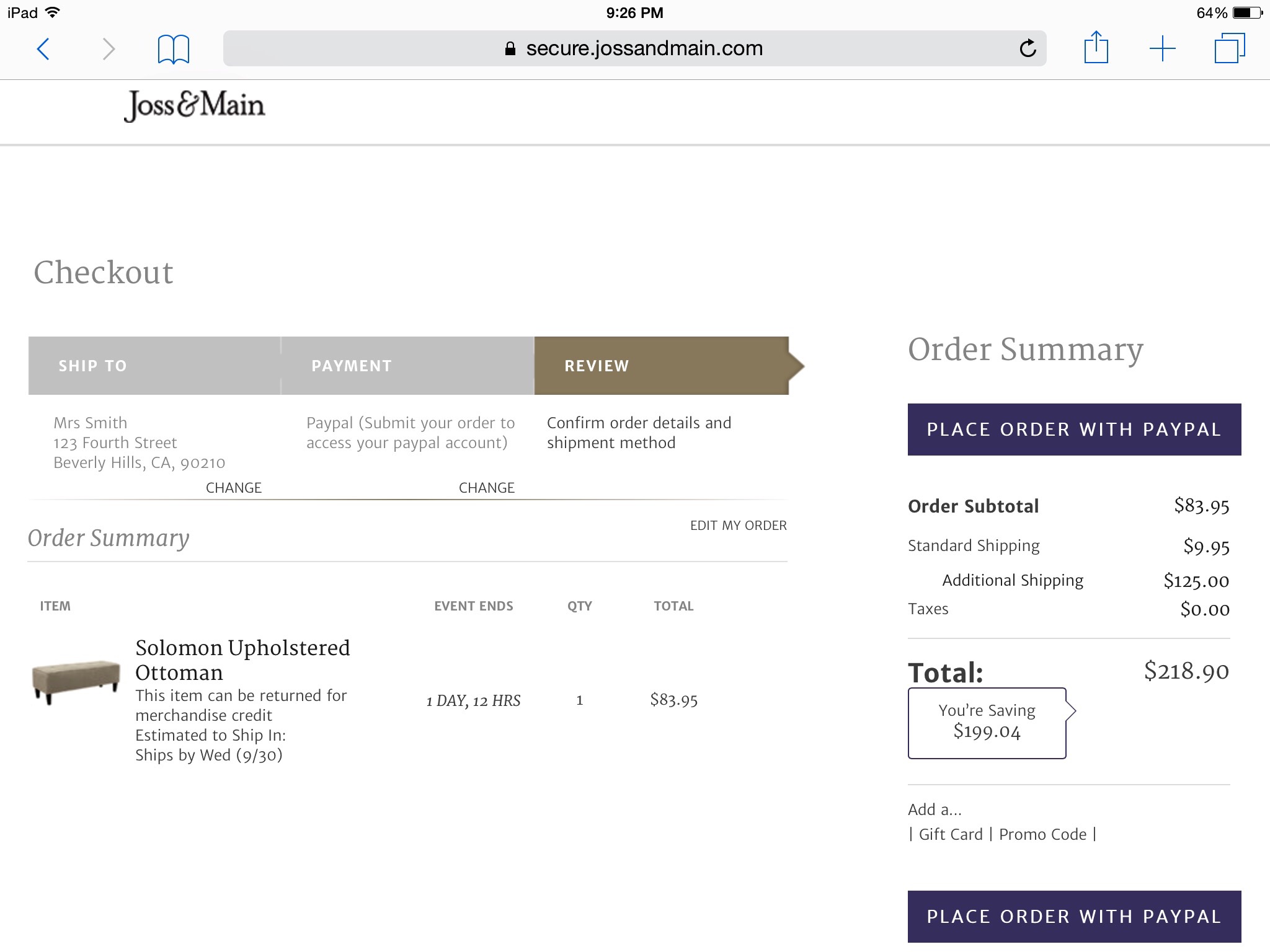 Joss & Main Reviews 1,280 Reviews of Sitejabber