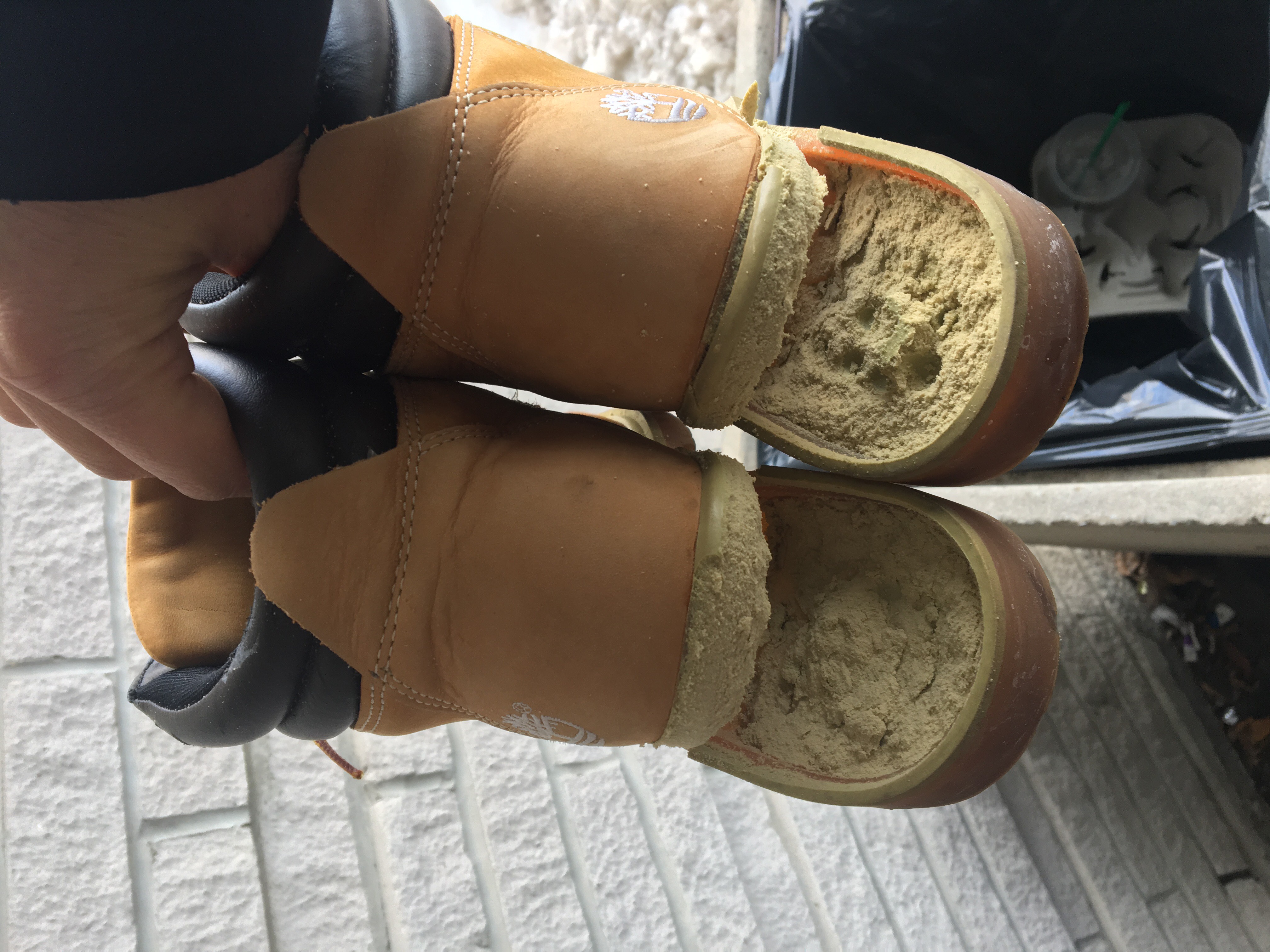 timberland boots sole coming off