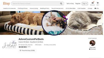 Adorepetbeds.com