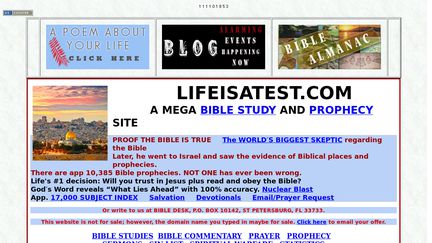 Mega site of Bible Information