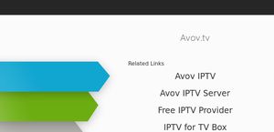 avov live tv not working