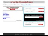 Brushbackbaseball