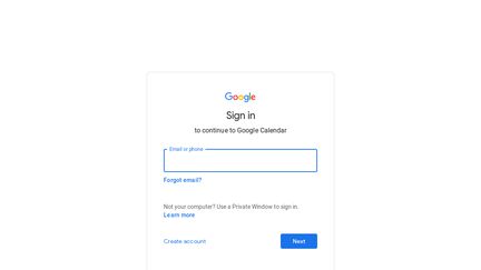 GoogleCalendar