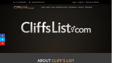 CliffsList