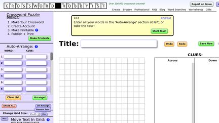 Crossword Puzzle Maker