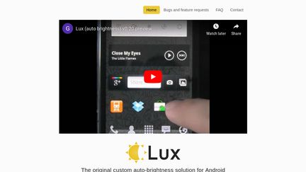 Lux Auto Brightness