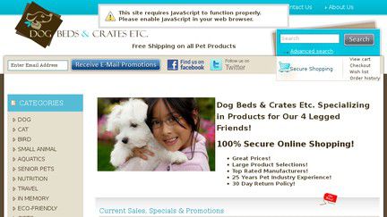 Dog Beds & Crates