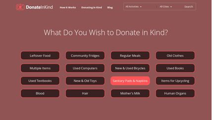DonateInKind.in