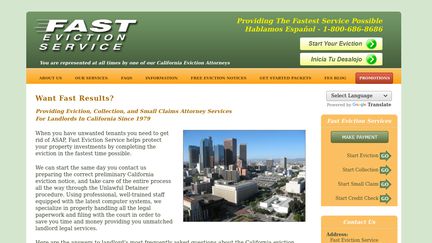 Fast Eviction Service
