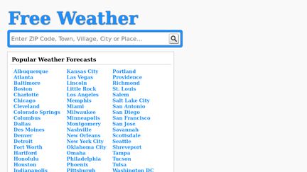 FreeWeather