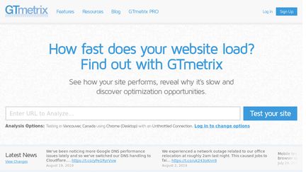 GTmetrix
