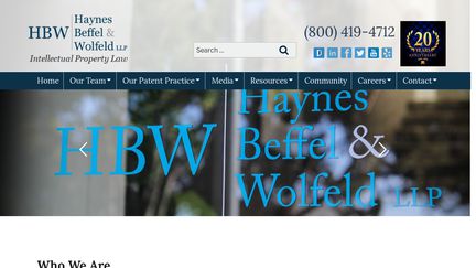 Haynes Beffel & Wolfeld LLP
