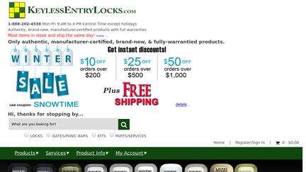 The Keyless Lock Store