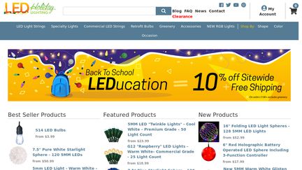 LED Holiday Lighting