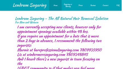 LendrumSugaring