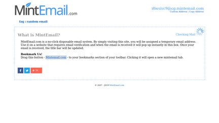 Mint Email