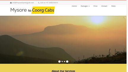 Mysore to Coorg Cab