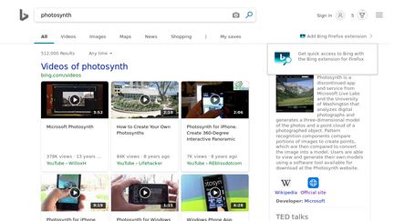 Microsoft Photosynth