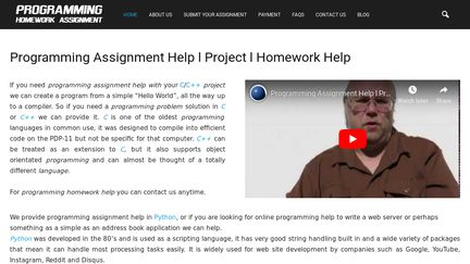 ProgrammingHomeworkAssignment
