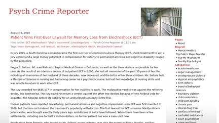 Psych Crime Reporter