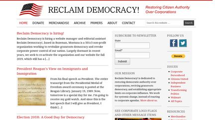 Reclaim Democracy