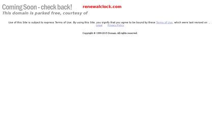Renewalclock.com