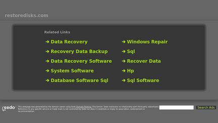 Restore Disks