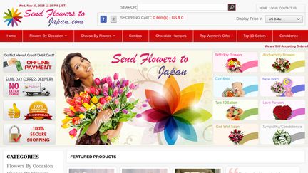 SendFlowersToJapan.com