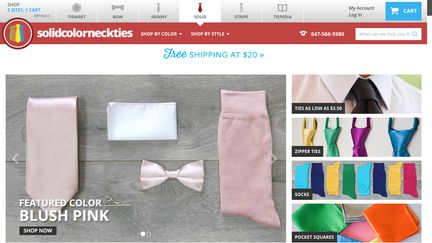 SolidColorNeckties.com