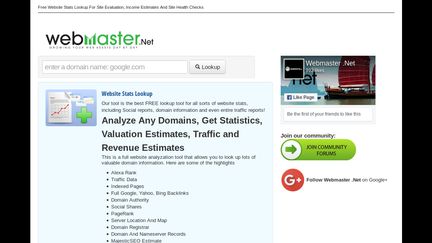 Stats.webmaster.net