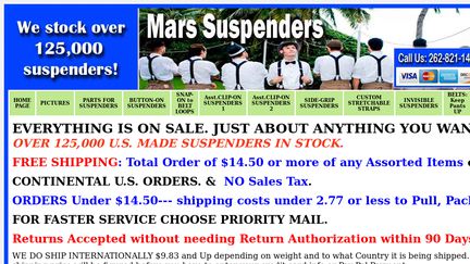 Mars Suspenders