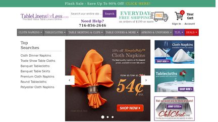 TableLinensForLess