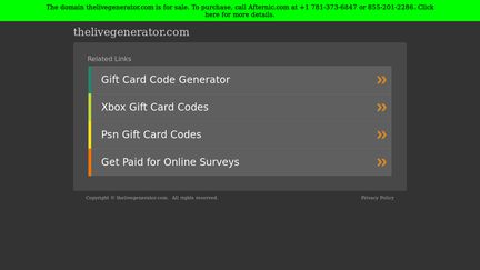 Thelivegenerator.com