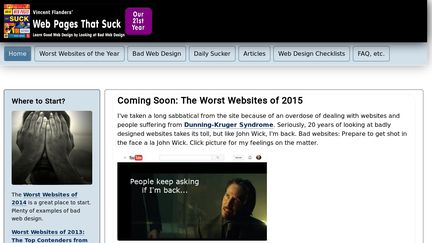 Web Pages That Suck